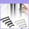 Modern Stainless Steel Drawer Handles With Brushed Finish For Kitchen Cabinets And Wardrobes