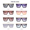 Superhot Eyewear 23568  Luxury Flat Top Rectangle One Piece Lens Men Women Oversize Shades Sunglasses