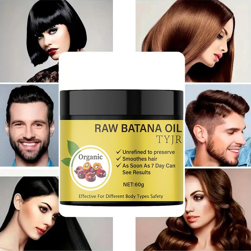 Raw Batana Oil Hair Mask Repair Dry Damage Smooth Soften Frizziness Prevent Hair Loss Nourishing Scalp Care