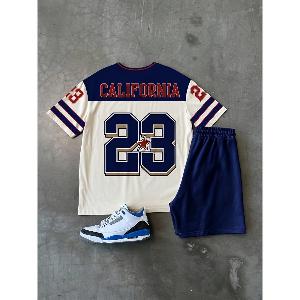 Summer Men's Set Features Street Casual Hip-hop Fashion Comfort and Softness with