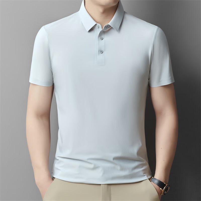 JIAOXIU Men's Ice Silk Polo Shirt