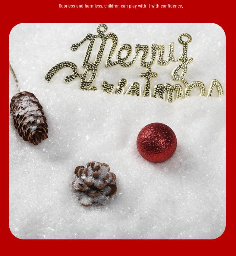 Diy Snowfall Decor: Fake Snow Powder for Christmas Scenes and Window Displays