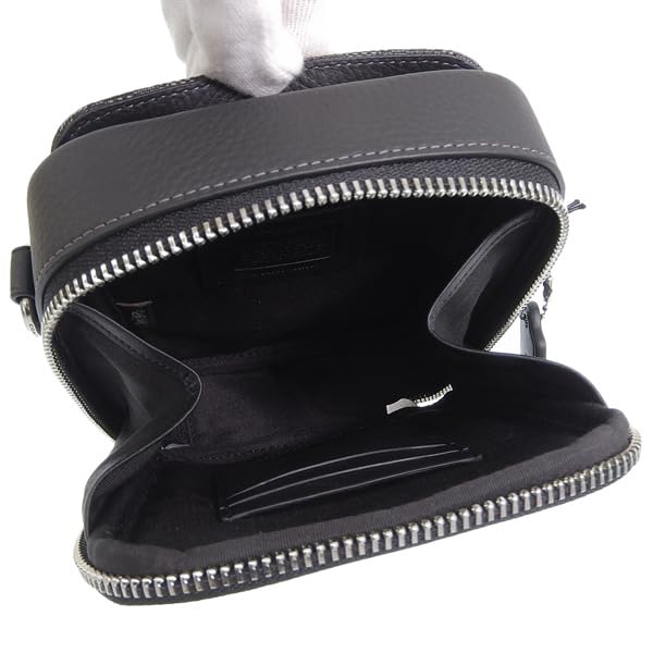 Pánská crossbody taška Coach Stanton (KhakiČerná) - Výprodej, Malá, Crossbody, Taška na smartphone, Plátno a kůže, Značka CH097