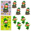 6 Sheets Per Pack Self-Created St. Patrick'S Day Self-Diy Cute Wind Parent-Child Interaction Baby Puzzle Change