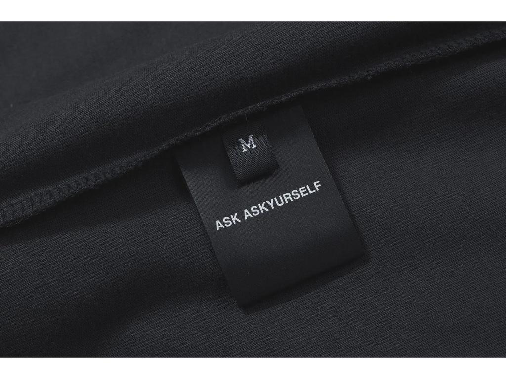 ASK ASKYURSELF Logo Printed Cotton Double Yarn T-Shirt