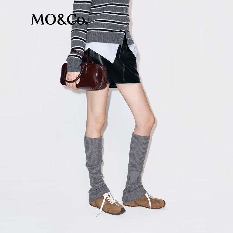 MO&Co. Women's H-Line PU Skirt