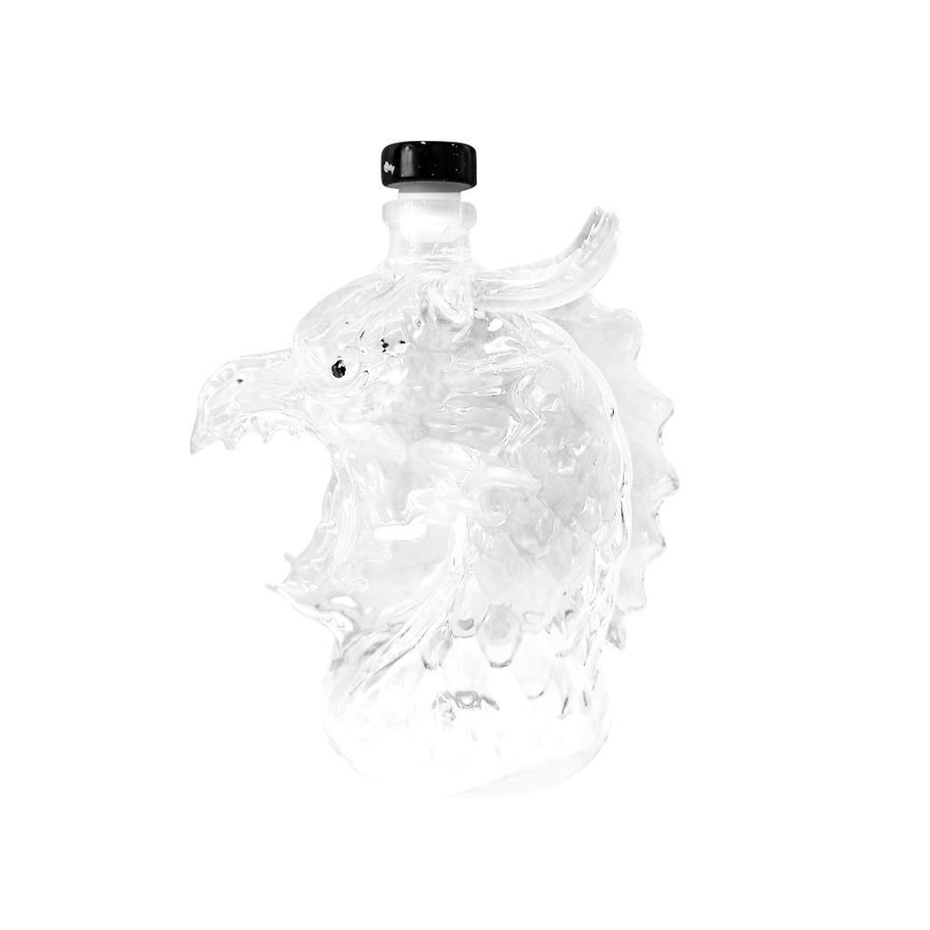 Whiskey Decanter  Art Statue, Dragon Head Statue, Dragon Whiskey Decanter, Glass Whiskey Bottle, Holiday Gift For And Boyfriend