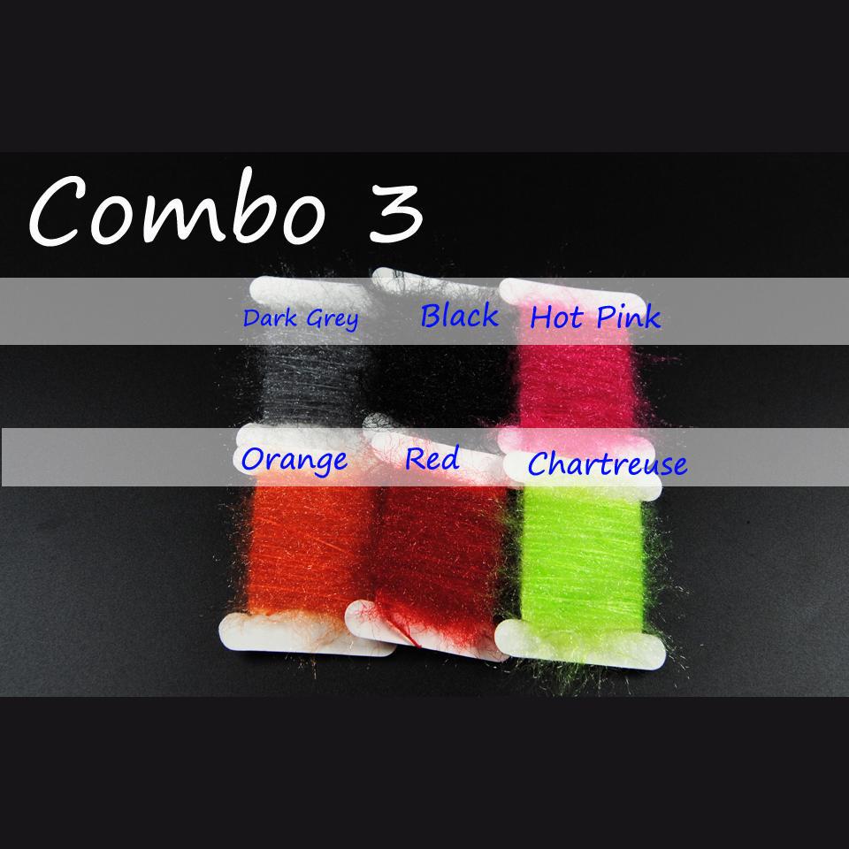 6ks vázací body pro mušky Scud Sand Worm vázací materiál pro tělo nymfy