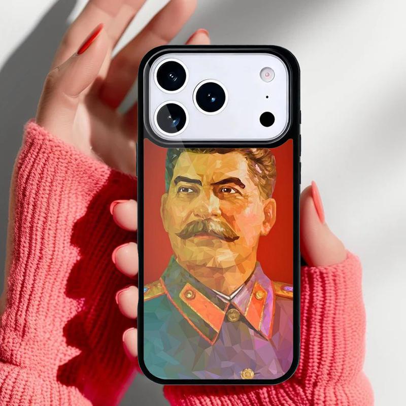 Vintage Stalin USSR CCCP Phone Case for iPhone 17 Air 16e 15 14 13 Pro Max Back Cover for 12 11 Pro Coque