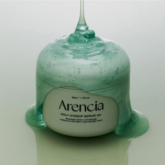 arencia Holy Hyssop Serum 30 – 50g + Brush Spatula | Vitamin C Dark Spot Correcting Serum