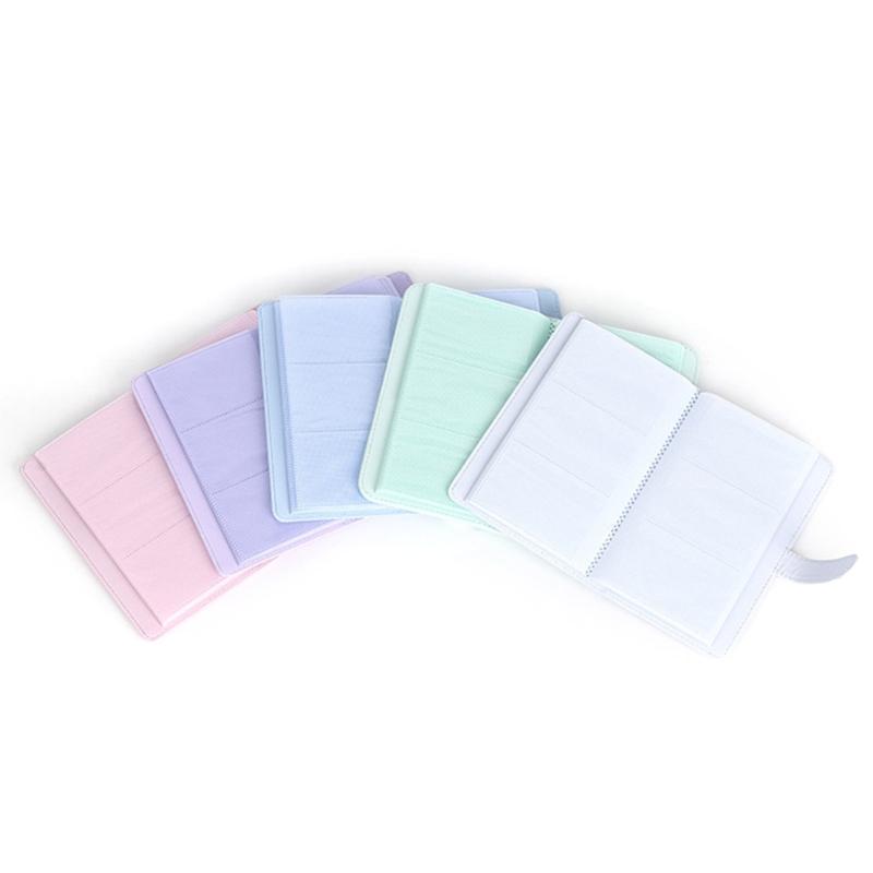 108 Pockets 3in Mini Photo Album Portable 3" Photocard Holder Multipurpose Mini Cards Container For Outdoor Traveling Camping