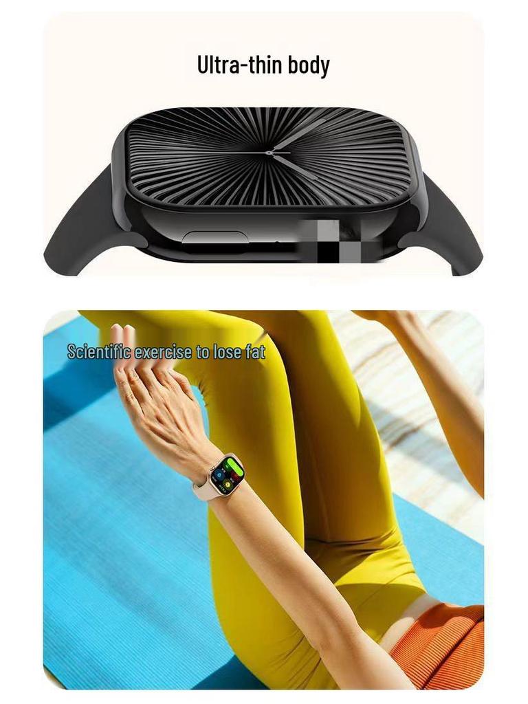 S9 Smartwatch: Bluetooth-Anruf, Herzfrequenz- und Blutdruckmonitor, Multifunktionale S10 Sport Herrenuhr