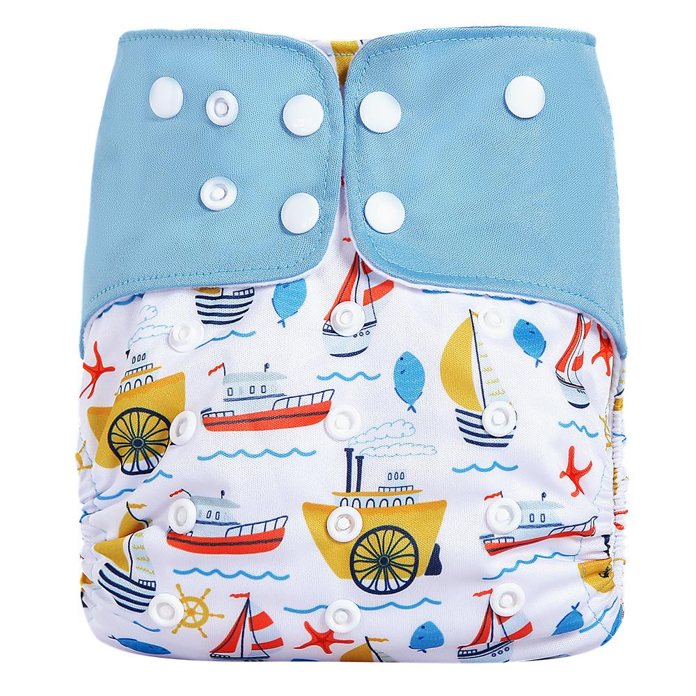 Babyshow Unisex Printed Washable Cloth Diapers & Training Pants for Summer