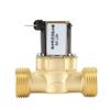 12V G34 Brass NC Normally Closed Electric Solenoid Valve 2 Way No Pressure Regulating Valve