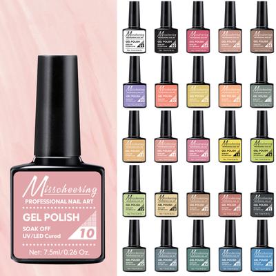 7,5 ml profesjonalny lakier żelowy do paznokci Soak Off UV/LED długotrwały żel do fototerapii narzędzie do manicure