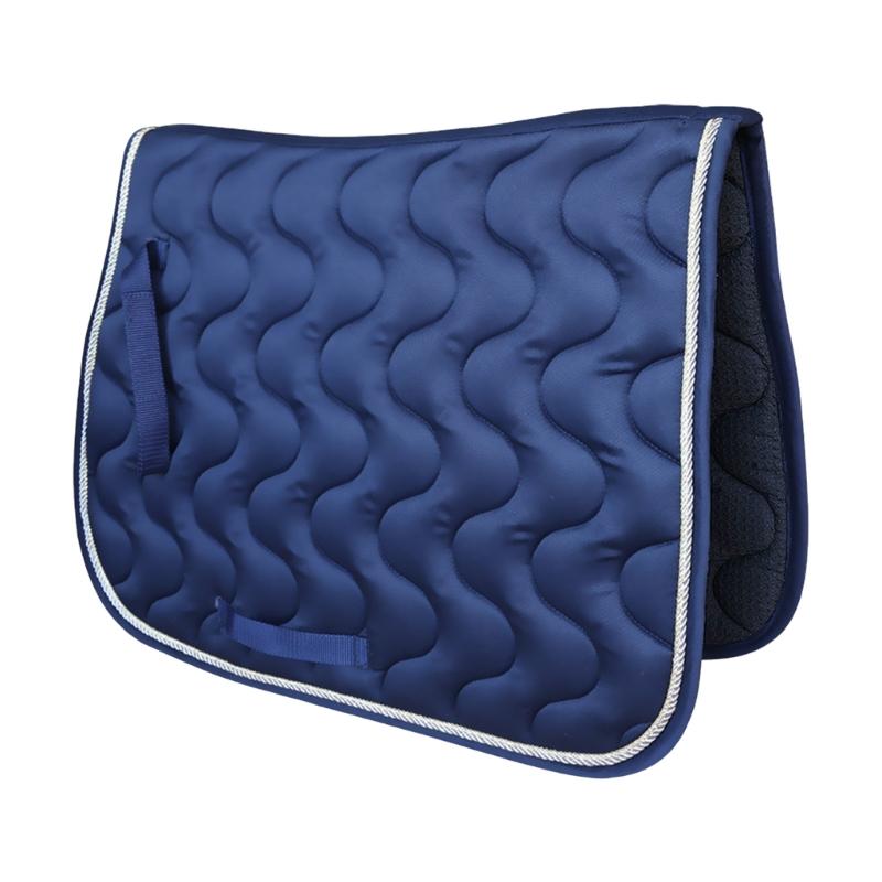 5mm Thick Sponge Resin Cotton Filled Horse Saddles Pad With Quilting For Pressure Distribution And Sweat Absorption