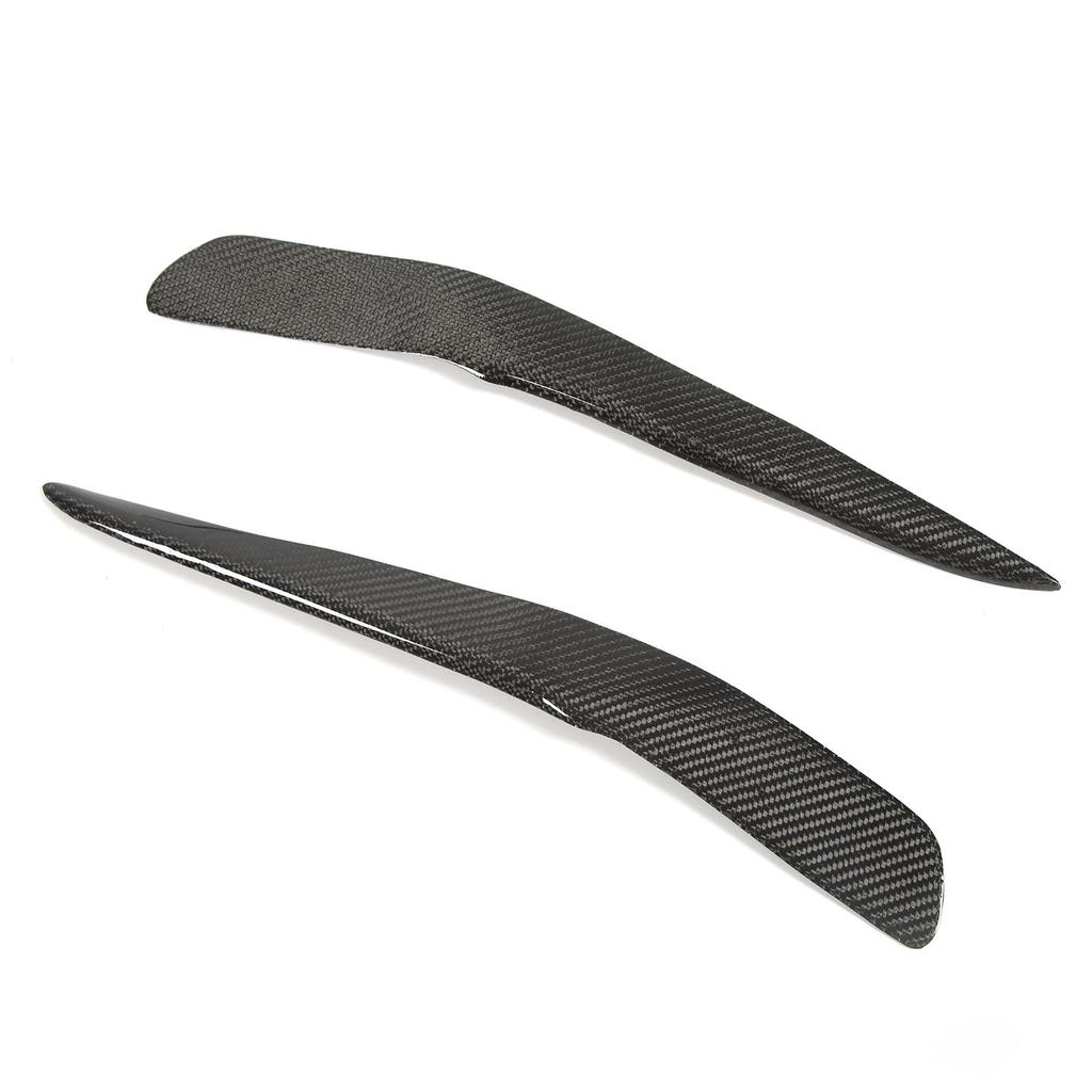 2 Stück Kohlefaser Scheinwerfer Augenbrauen Hitzebeständig Auto Frontscheinwerfer Augenlid Abdeckung Ersatz für IS200 1999‑2004