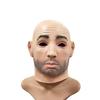 Halloween bald handsome man Latex mask Beauty Headband Creative masks Latex bald beauty headgear