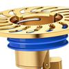 Self Closing Odor Proof Floor Drain Core Copper for Basements Sinks Kitchen