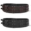 Brown Embossed Belt Medieval Belt Cosplay for Dressing Up Medieval Supplies