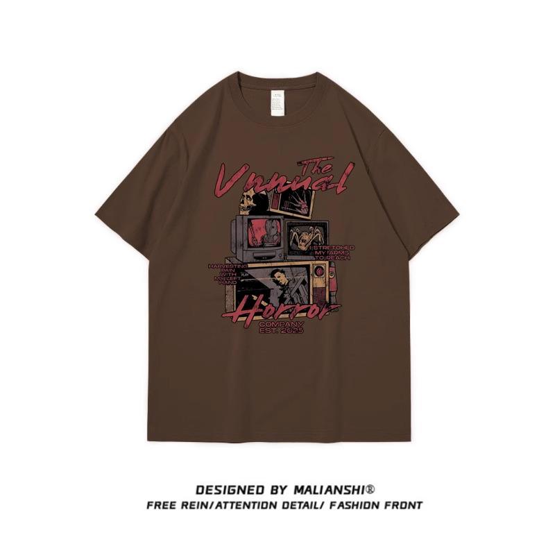 Women's 2025 Loose-Fit Cartoon Hip-Hop Cotton T-Shirt