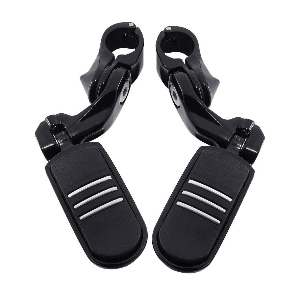 HUILI-JPHOME Short 32mm 1.25'' Universal Up Highway Foot Pegs Foot Pedals Footrest Honda Kawasaki