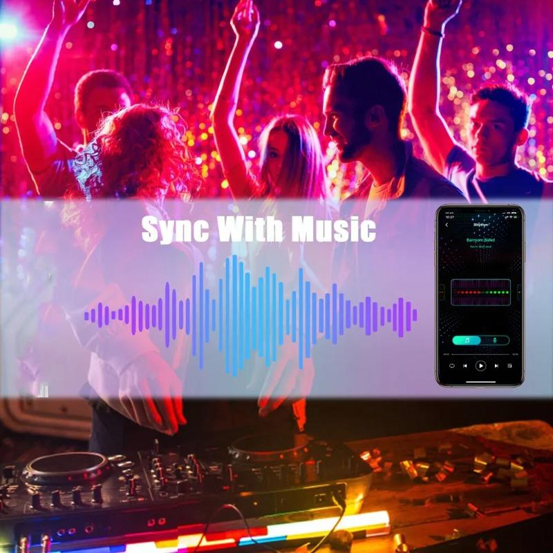 Smart Fairy Lights LED String Lights APP Remote Control DIY Color Changing Music Sync Timer for Valentines Day Party Decoration