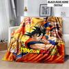 Fashion Art Print Comics D-Dragons B-Balls Blanket Bedroom Sofa Bed Sheet Outdoor Car Travel Hotel Portable Plush Cover Blanket