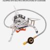 Windproof 3-Burner Mini Gas Stove 5800W Foldable Portable for Camping Hiking Cooking for Picnic Outdoor Use