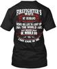 Firefighters Wifw My Husband - Wife T-Shirt Made In the USA Size S To 5XL
