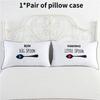 Couple 1 Pair Lovers Home Decor Pillow Case Sofa Waist Throw Cushion Cover