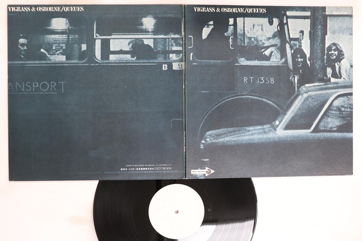 

LP Record VIGRASS & OSBORNE - Queues MCA5122PROMO MCA 1972 Japan Rock Used