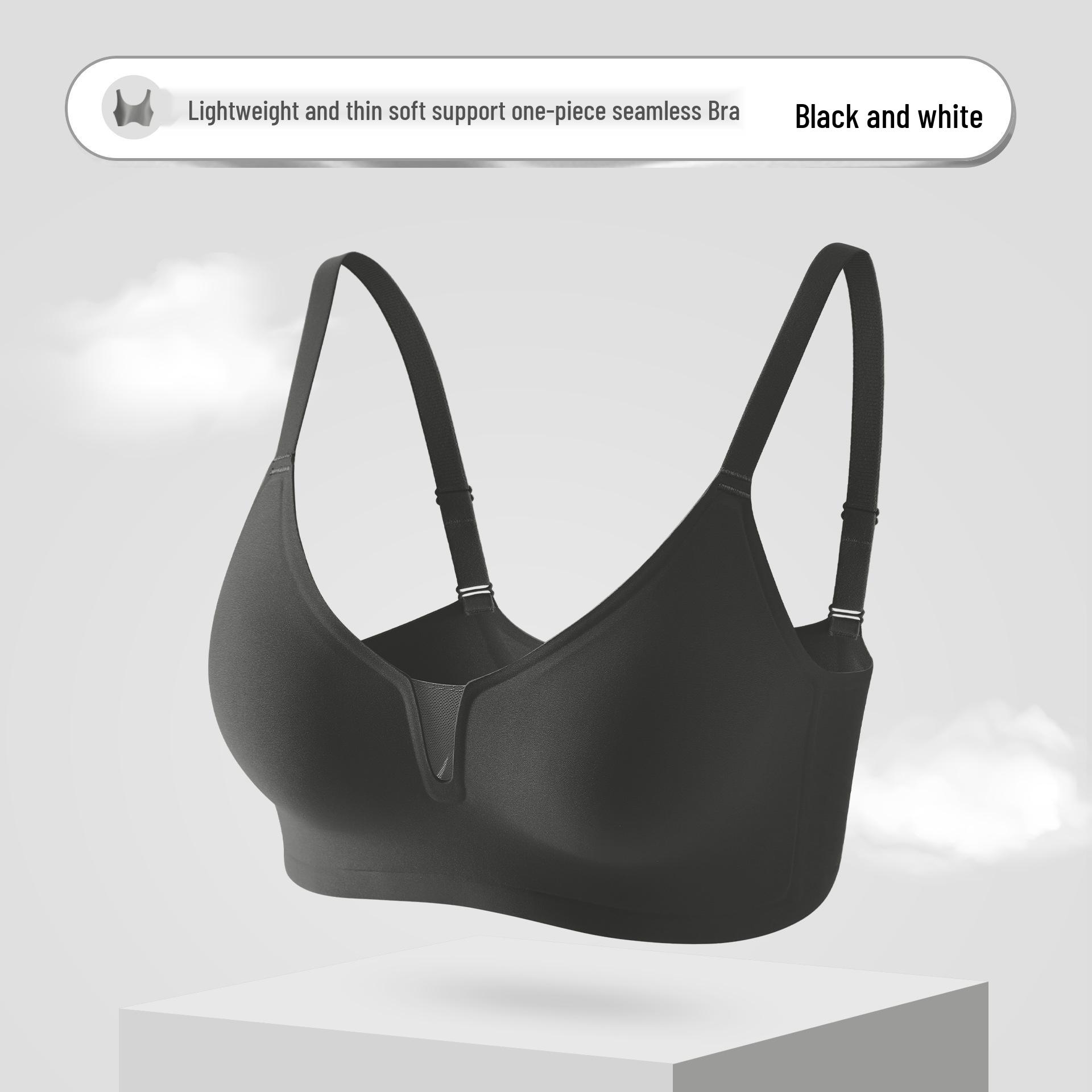 

Бесшовный нюдовый женский бюстгальтер без косточек с мягкой поддержкой - Регулируемая и удобная посадка для всех размеров L: 80ABC