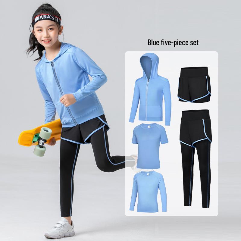 Unisex Quick-Dry Sports Set: Basketball, Football, Fitness, Running, Yoga - Men's/Women's/Children's Autumn & Winter Training Gear