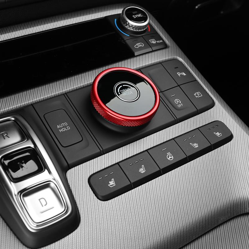 Gear Shift Knob Decorative Ring Rotary Style Anti-Scratch Car Interior Trim Accessories Perfectly For Hyundai Palisade -2025