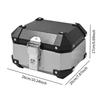 8L Motorcycle Top Case Large Capacity Anti-Losing Multifunction Motorbike Tail Box Trunk with Stable Security Lock