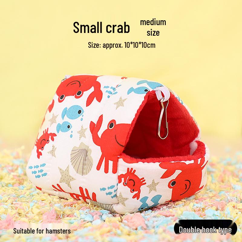 Warm Cotton Nest for Hamsters and Mice - Winter Sleeping Bag House
