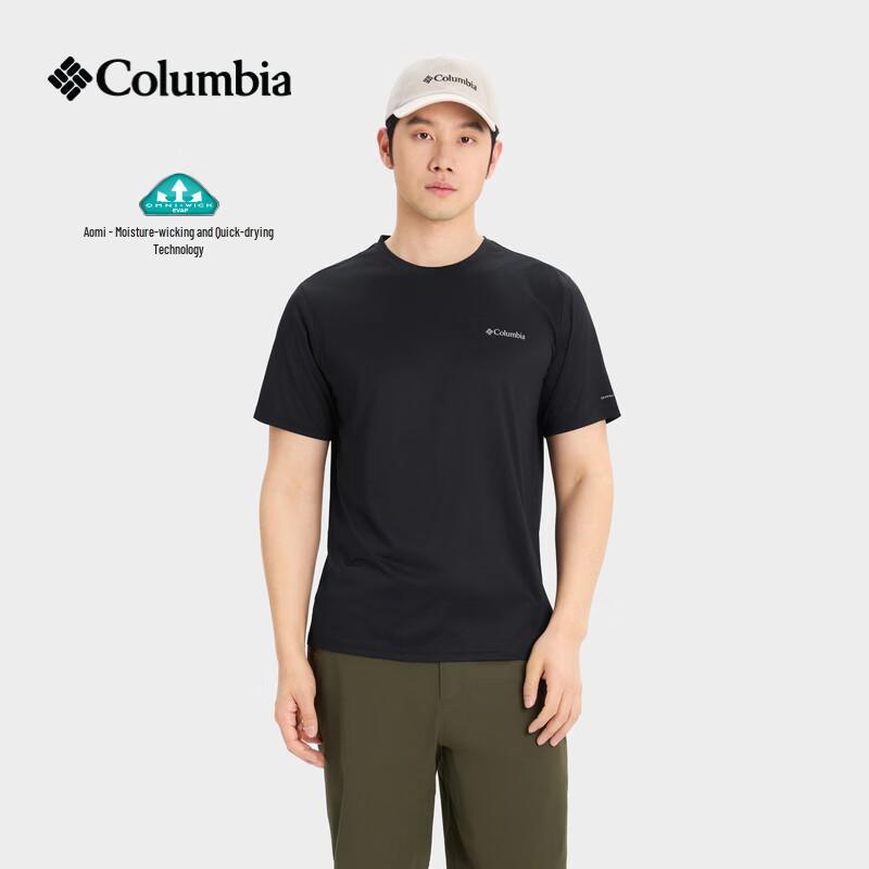 Columbia Men s Moisture-Wicking Quick-Dry Slim Fit Short Sleeve T-Shirt AJ1419 XL