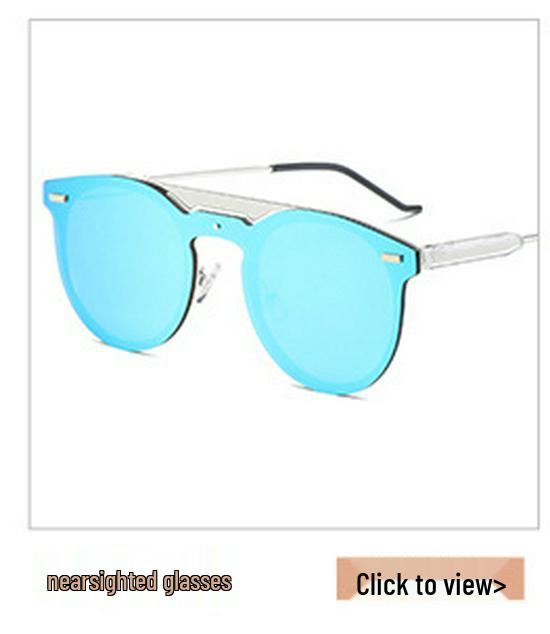 Korean Retro Half-Frame Round Sunglasses for Men & Women
