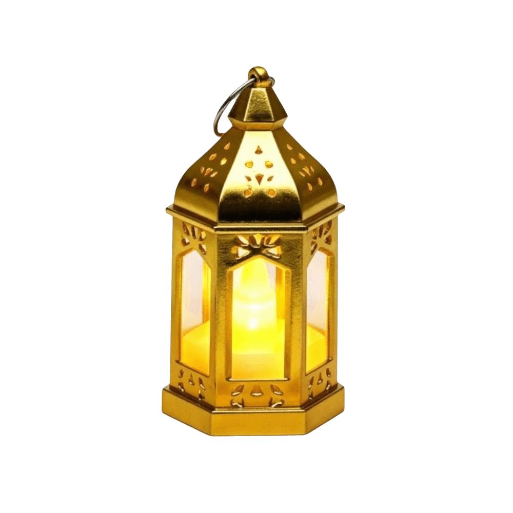 Retro Mini Square Night Lights Flameless LED Atmosphere Lamp Christmas Tree Decor  New Year