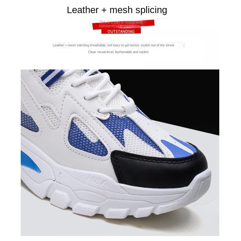 Kontrast barev Pánská sportovní obuv Prodyšná Obuv pro volný čas Pohodlná Ne ucpaná Módní sportovní obuv