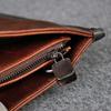 Men's Casual One-shoulder Messenger Trendy Bag Crazy Horse Leather Men's Bag Retro Handbag Simple Atmosphere File Bag