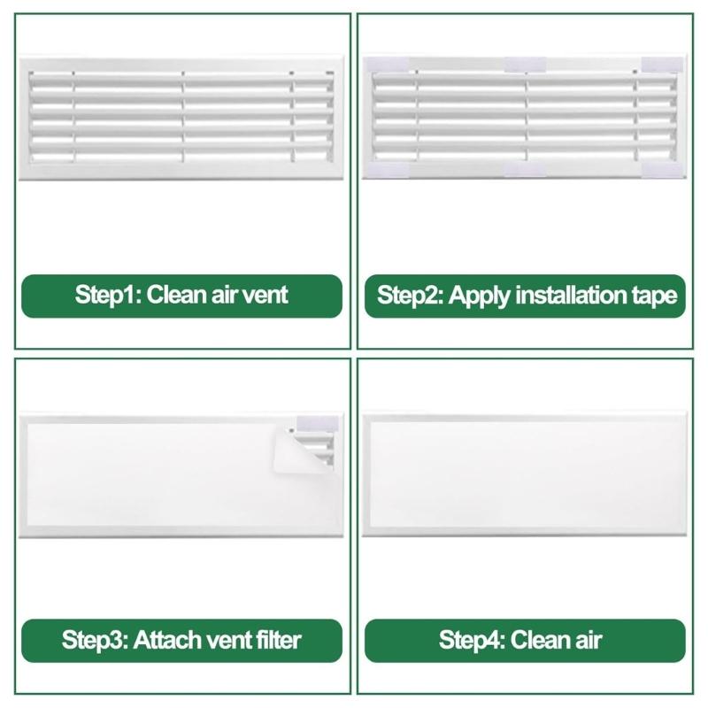 Electrostatic Precipitator Cell Filter for Remove Oil Fume Dust Restaurant Kitchen Ionization Cleaner Air Purifications