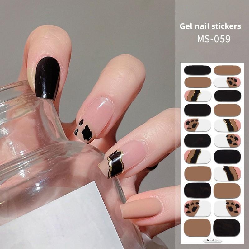 Nail Polish Stickers Without Baking, Nail Polish Glue, Nail Stickers for Manicure