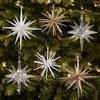 Christmas Exploding Star Hanging Ornament Glitter Star Xmas Tree Pendants 2025 Christmas Decoration For Home New Year Party Gift