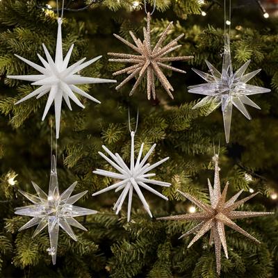 Weihnachten Explodierender Stern Hängeornament Glitzerstern Weihnachtsbaum Anhänger 2025 Weihnachtsdekoration Für Zuhause Neujahrsparty Geschenk