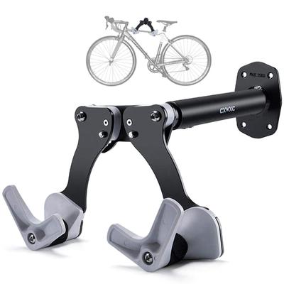 Bike Wall Mount Adjustable Horizontal Bike Wall Hanger Bike Hook Holder Rack for Indoor Storage