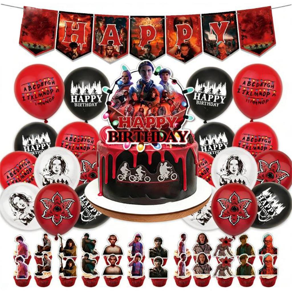 Geburtstagsfeier Dekorationen, Banner, Flaggen, Kuchenflaggen, Geburtstagssets