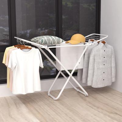 X-shaped Floor-Standing Clothes Drying Rack – Folding Design for Indoor/Outdoor Use, Free Installation, Ideal for Drying Quilts and Clothes