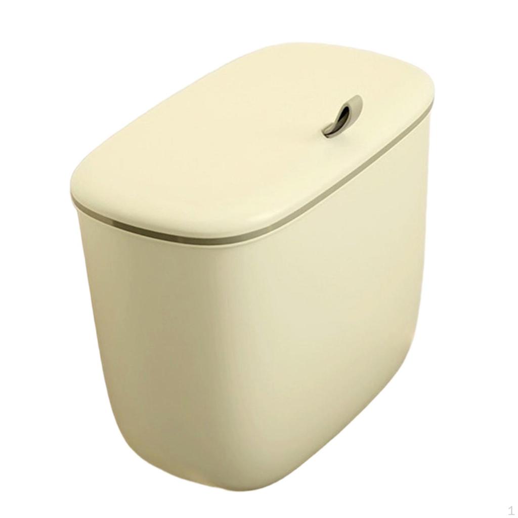 Hanging Trash Can Compost Bin for Kitchen Cabinet Door Waste Bucket Household